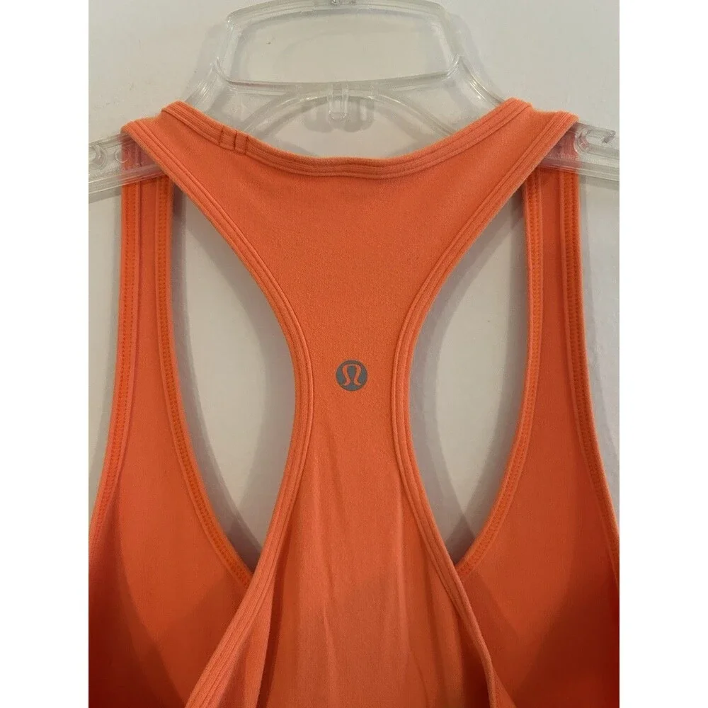 Lululemon swiftly tech racerback tank top 2.0 Size 6 Orange